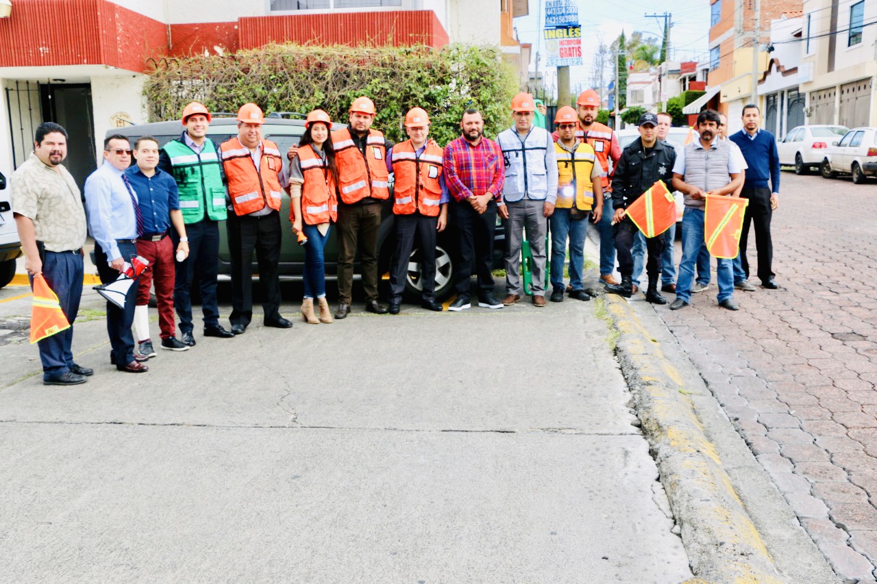 Magistrados y servidores públicos del Tribunal Electoral del Estado de Michoacán realizaron el simulacro en conmemoración de los sismos de 1985 y 2017.