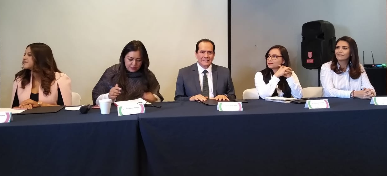 El Magistrado del TEEM, José René Olivos Campos, participó en el taller “De las elecciones, a la toma de decisiones libres de violencia de género”