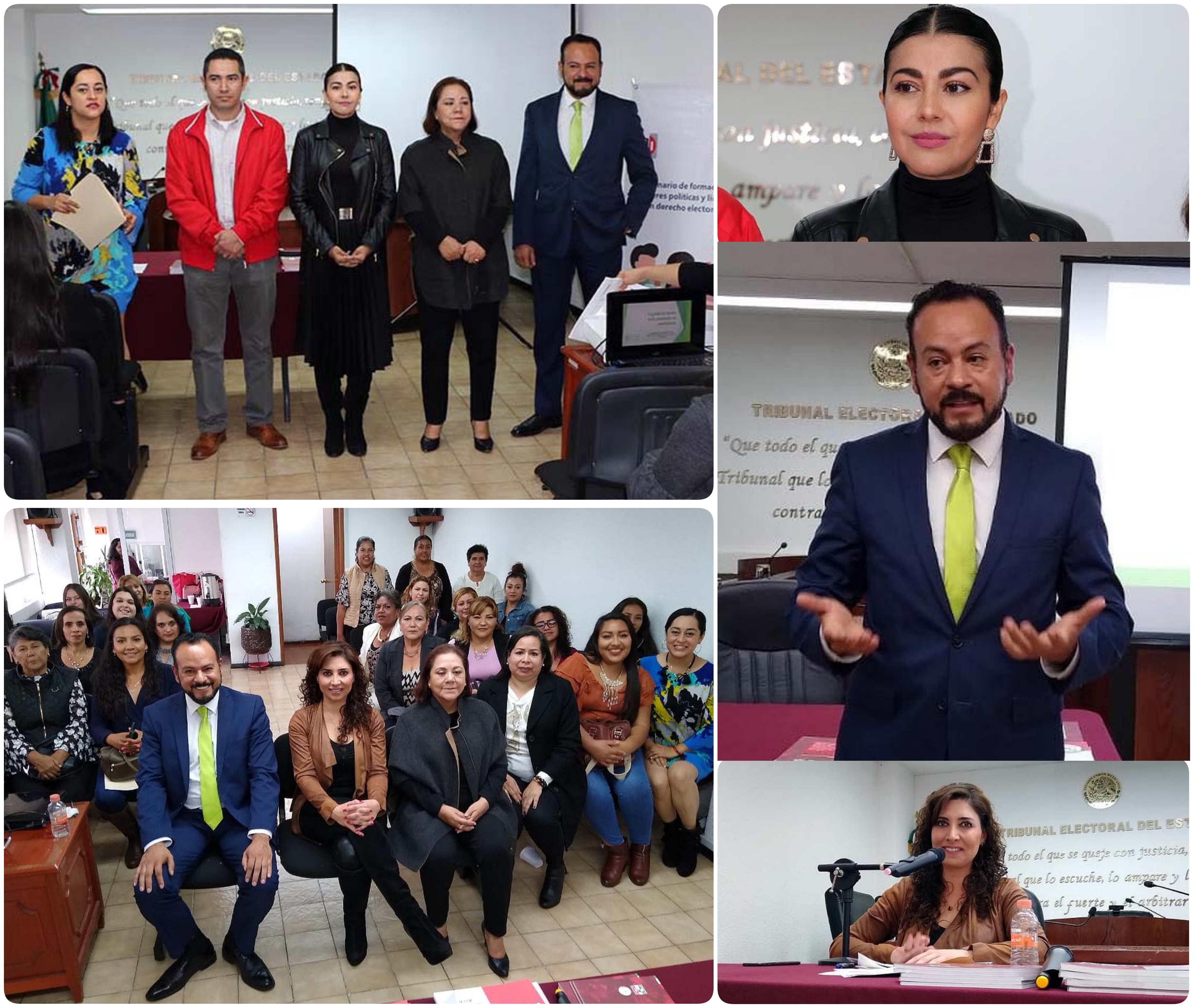 Magistradas y Magistrado del Tribunal Electoral del Estado de Michoacán impartieron el seminario “Formación de mujeres políticas y lideresas, en derecho electoral”.