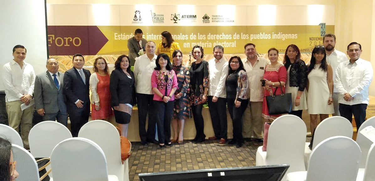 La Magistrada del TEEM, Alma Rosa Bahena Villalobos, presente en el foro “Estándares internacionales de los derechos de los pueblos indígenas en material electoral
