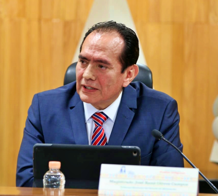 El Magistrado José René Olivos Campos participó con la ponencia “San Felipe de los Herreros, un referente de autogobierno”, en el Sexto Coloquio sobre Pueblos Indígenas 