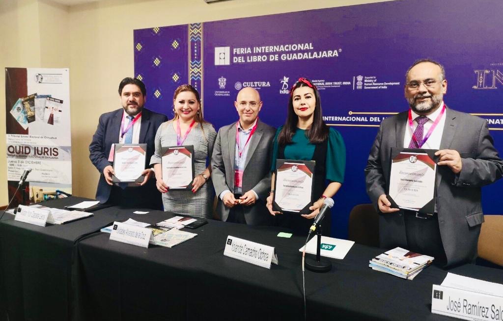 La Magistrada Presidenta Yolanda Camacho Ochoa participó en la presentación de la revista “Quid Iuris” 