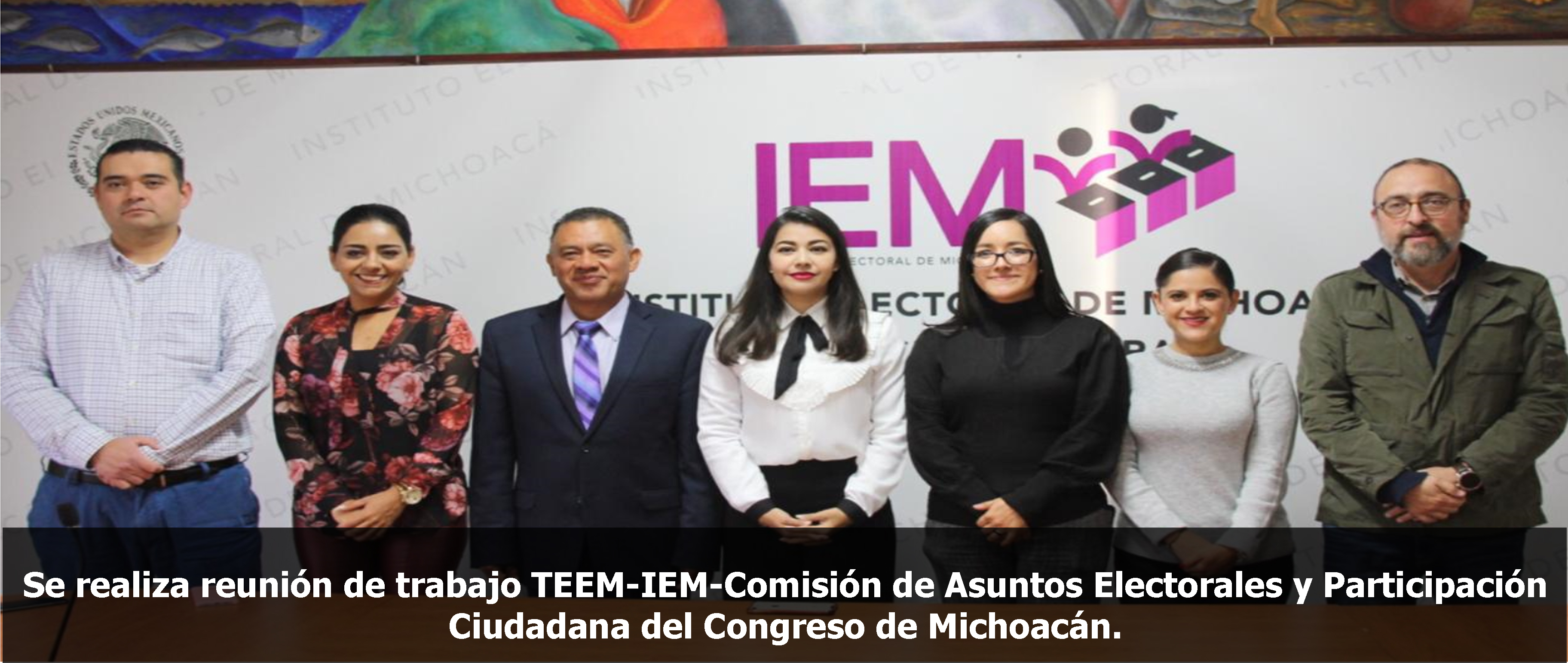 Se realiza reunión de trabajo TEEM-IEM-CAEPC