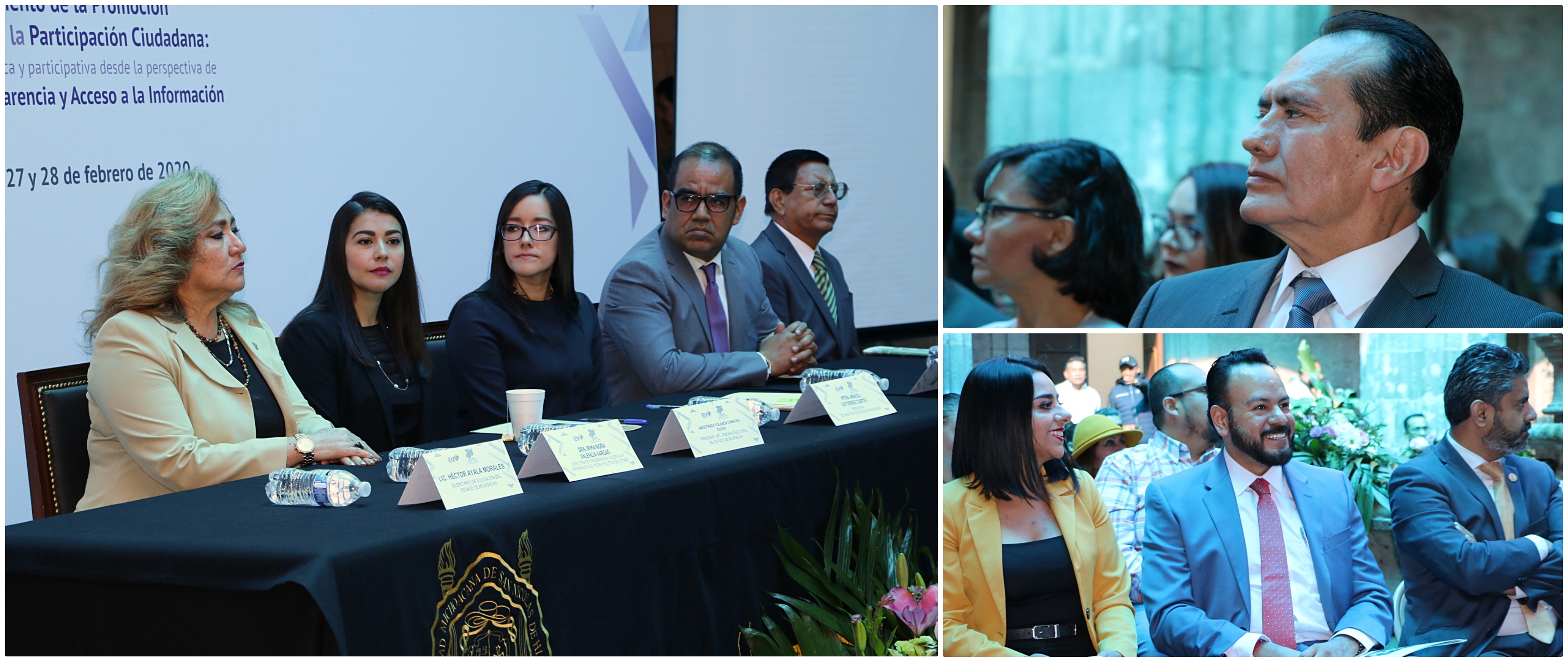 ASISTEN MAGISTRADOS DEL TEEM A FORO DE EDUCACIÓN CÍVICA