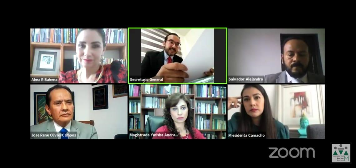 Se resuelve los juicios ciudadanos TEEM-JDC-061/2019 y acumulados y TEEM-JDC 032/2020 en sesión pública de Pleno