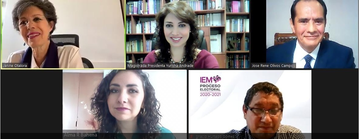 La Dra. Janine Madeline Otálora Malassis, Magistrada del TEPJF, participó en la Jornada de Conferencias Magistrales TEEM 2020,