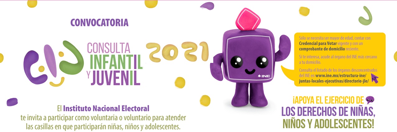EN NOVIEMBRE, URNA DE CONSULTA INFANTIL Y JUVENIL 2021 EN EL TEEM 
