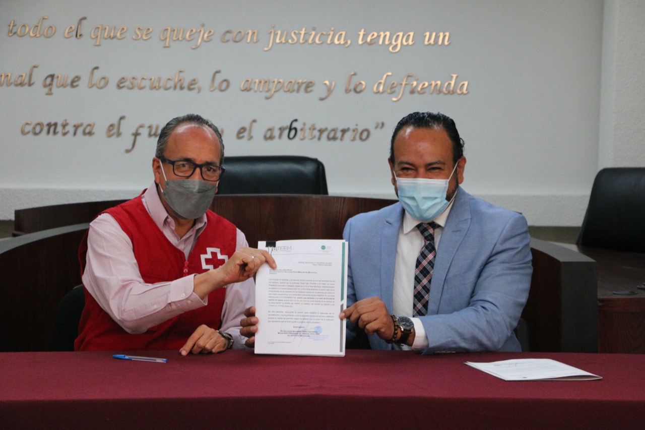 ENTREGA TEEM DONATIVO A LA CRUZ ROJA EN EL MARCO DE LA COLECTA NACIONAL 2021