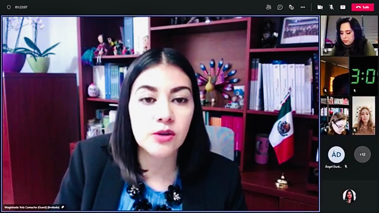 ACTUALIZACIÓN DEL DERECHO CONTRIBUYE A DOTAR DE CERTEZA A JUSTICIABLES: MAGISTRADA YOLANDA CAMACHO 