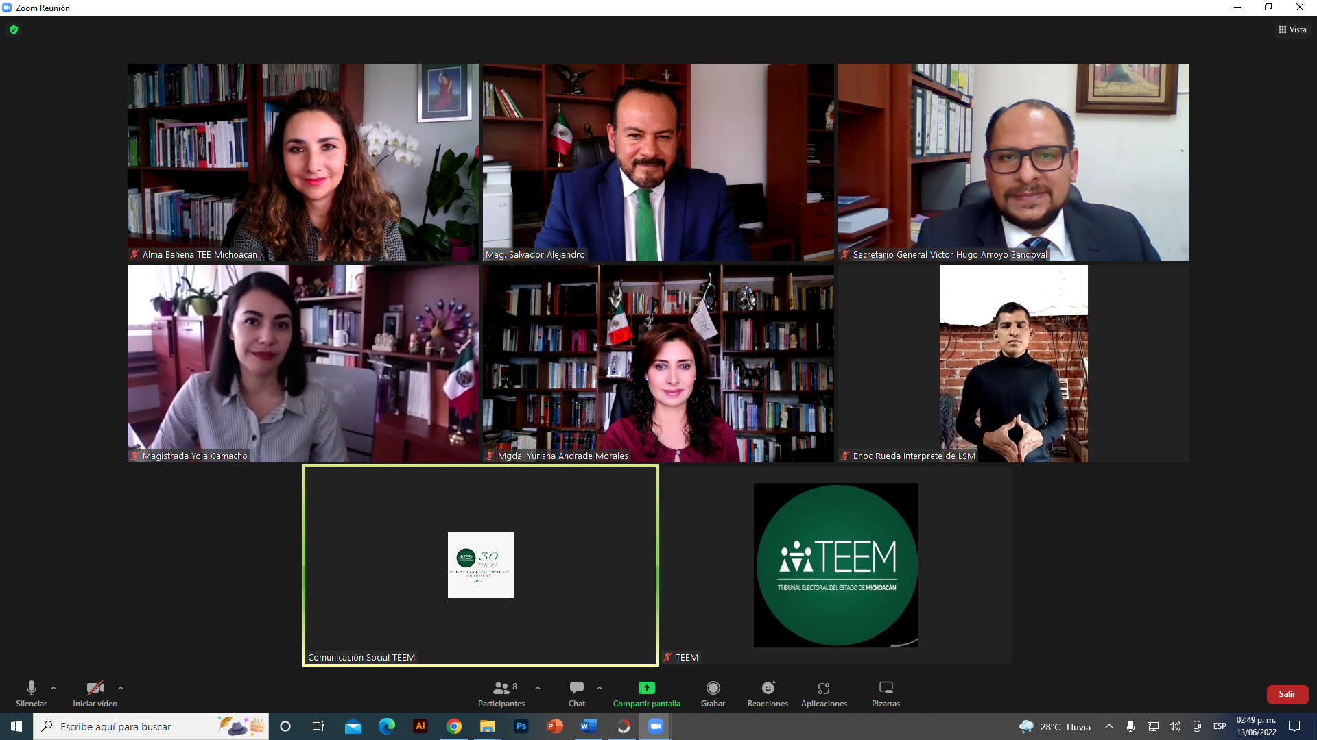 AL TENER POR NO PRESENTADA LA DEMANDA, DESECHA TEEM JUICIO CIUDADANO