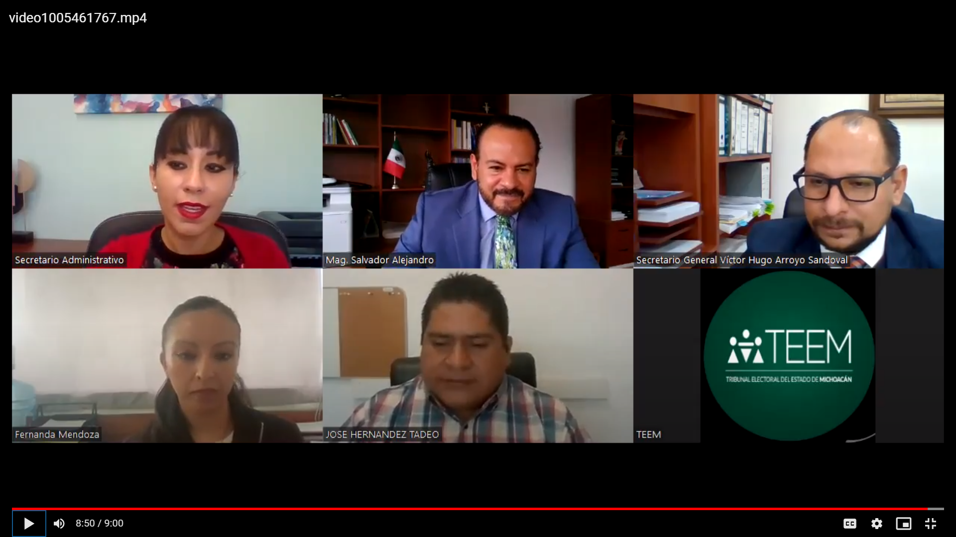 COMITÉ DE VIGILANCIA SANITARIA DEL TEEM DA SEGUIMIENTO A MEDIDAS DE PREVENCIÓN CONTRA COVID-19